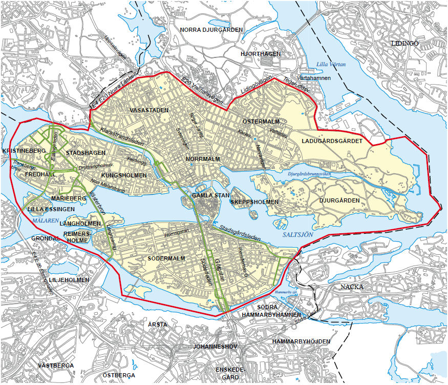 SE stockholm map
