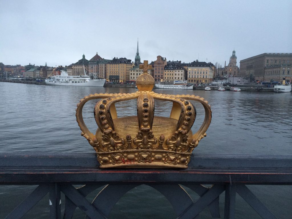 Sights and Sounds of Stockholm- The Royal Crown
