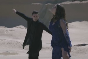 Skorpion and Ira Losco in the Walk on water music video
