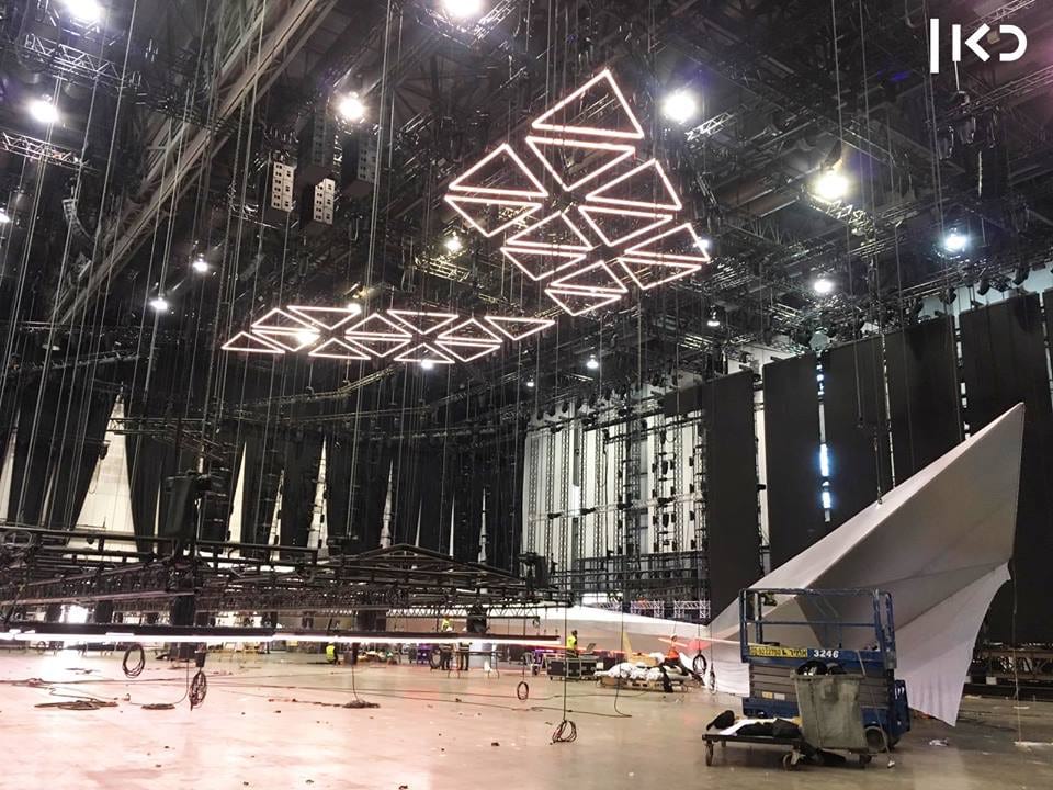 Eurovision 2019: KAN releases stage construction photographs