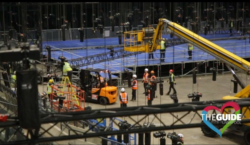 Eurovision 2023 Stage construction behind the scenes video released
